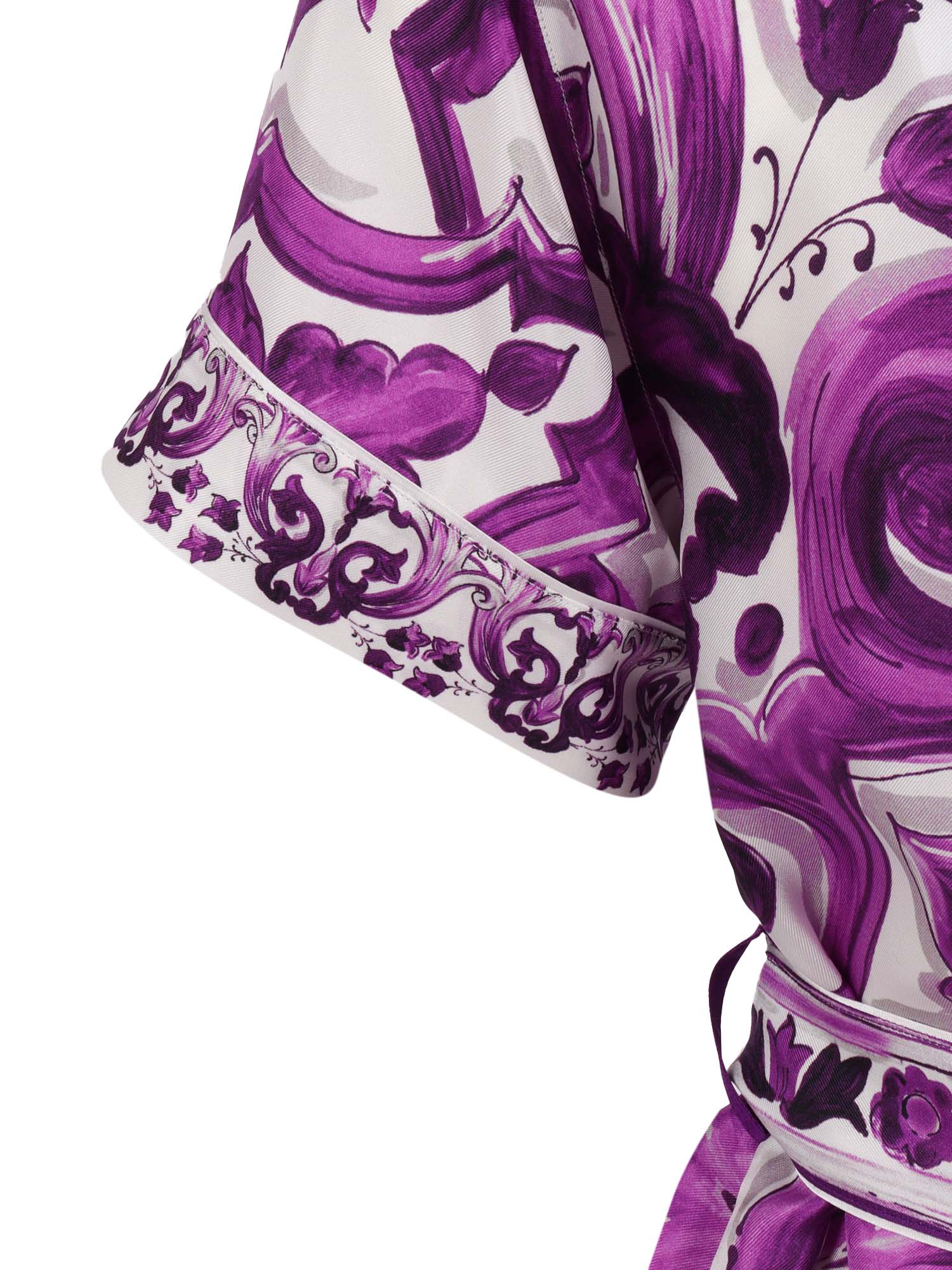 S-S Shirt Purple Silk