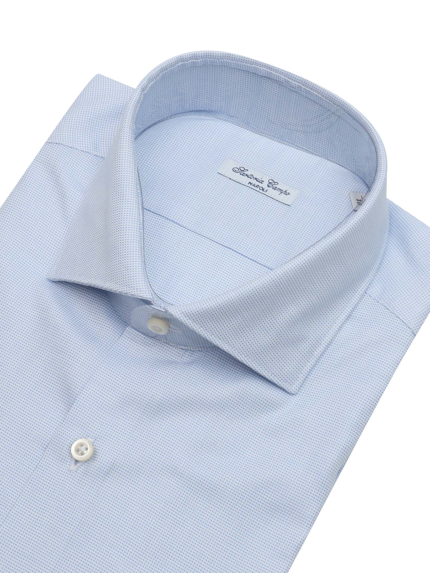 MAN SHIRT Light Blue Cotton