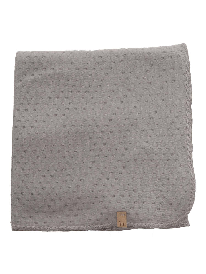 Gray perforated blanket Grey Cotton