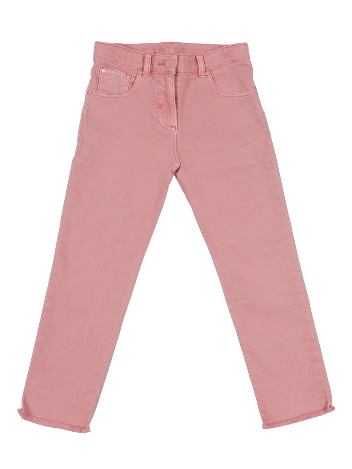 TROUSERS Pink Cotton Pant