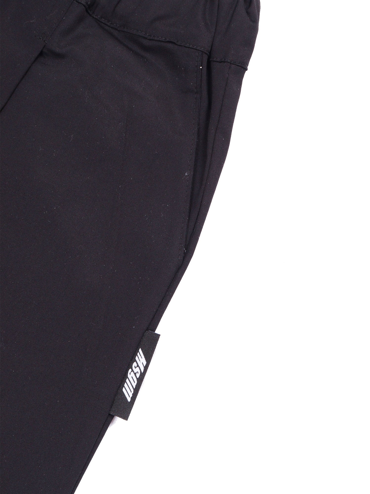 GABARDINE PANTS BOY Black Cotton Elastane