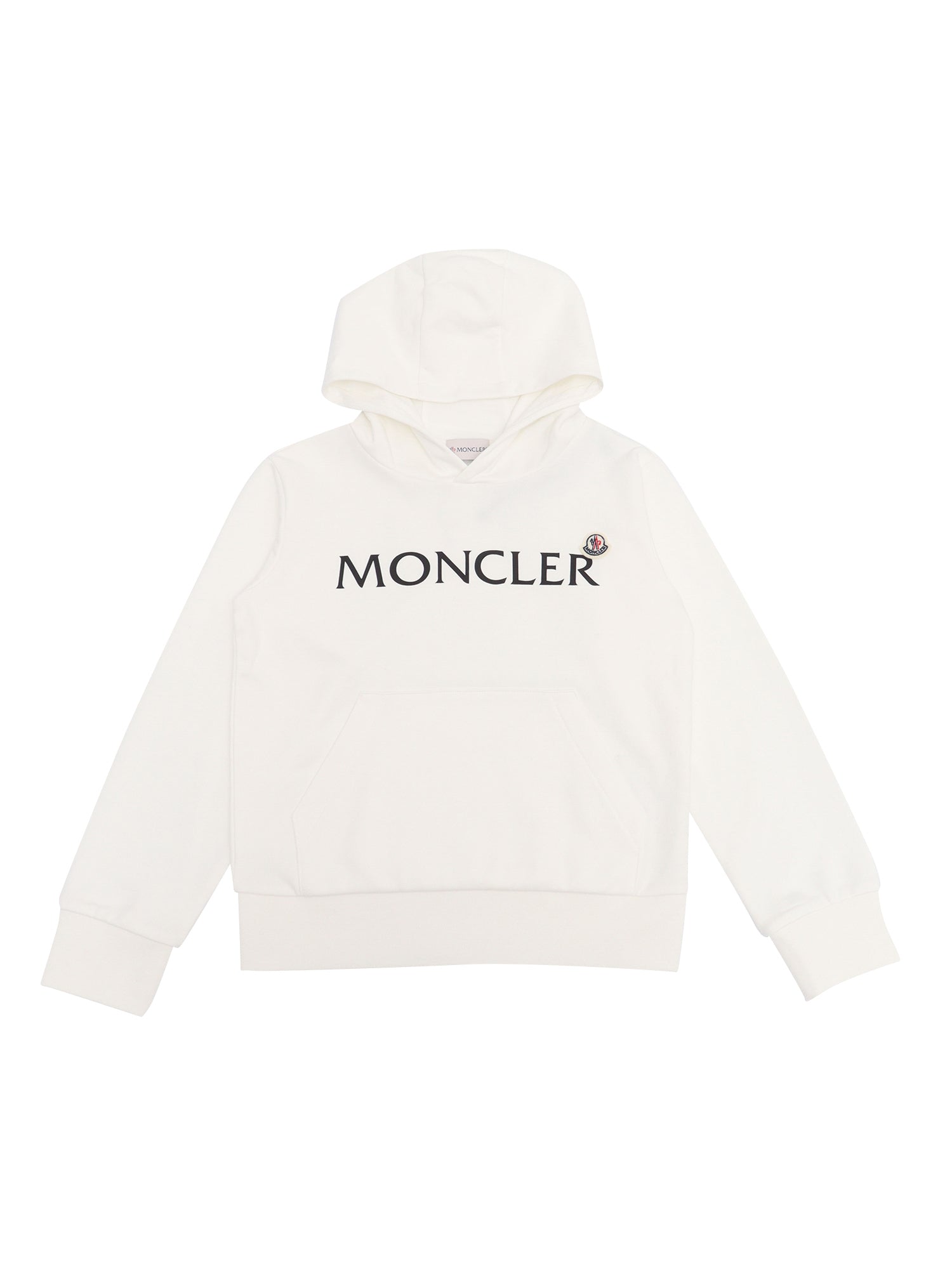 HOODIE SWEATER Beige Cotton Hood Lining Crewneck