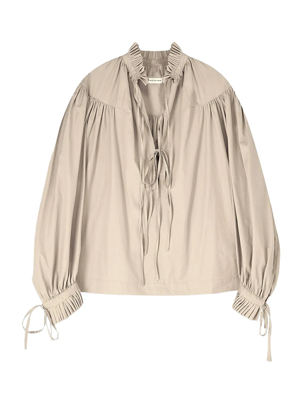 Dries Van Noten Catya Shirt Sand Women >> Rtw Polo