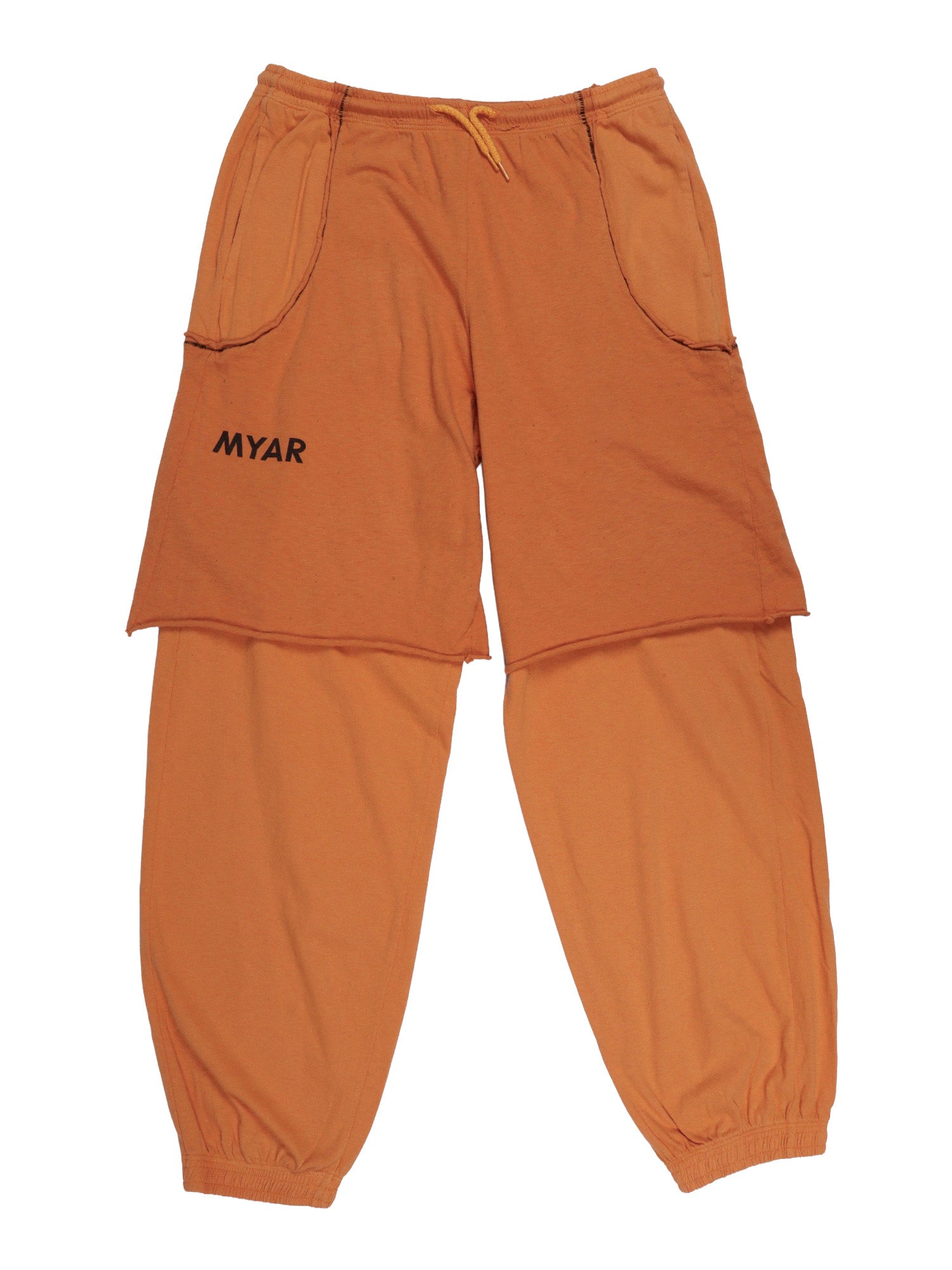 Myp36u Pants Orange Cotton