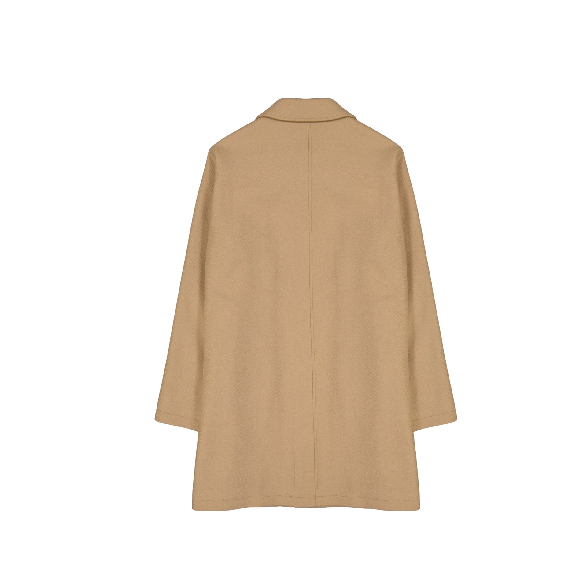 Herno Wool Coat Brown Polyamide