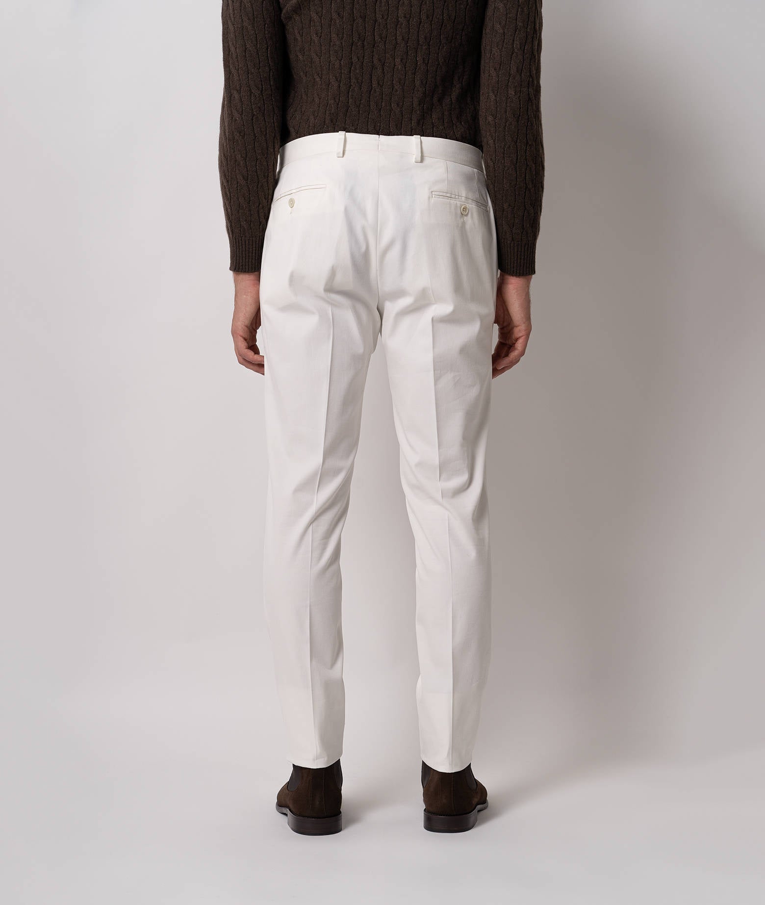 Cotton Chino Gstaad Beige Sportswear Trousers