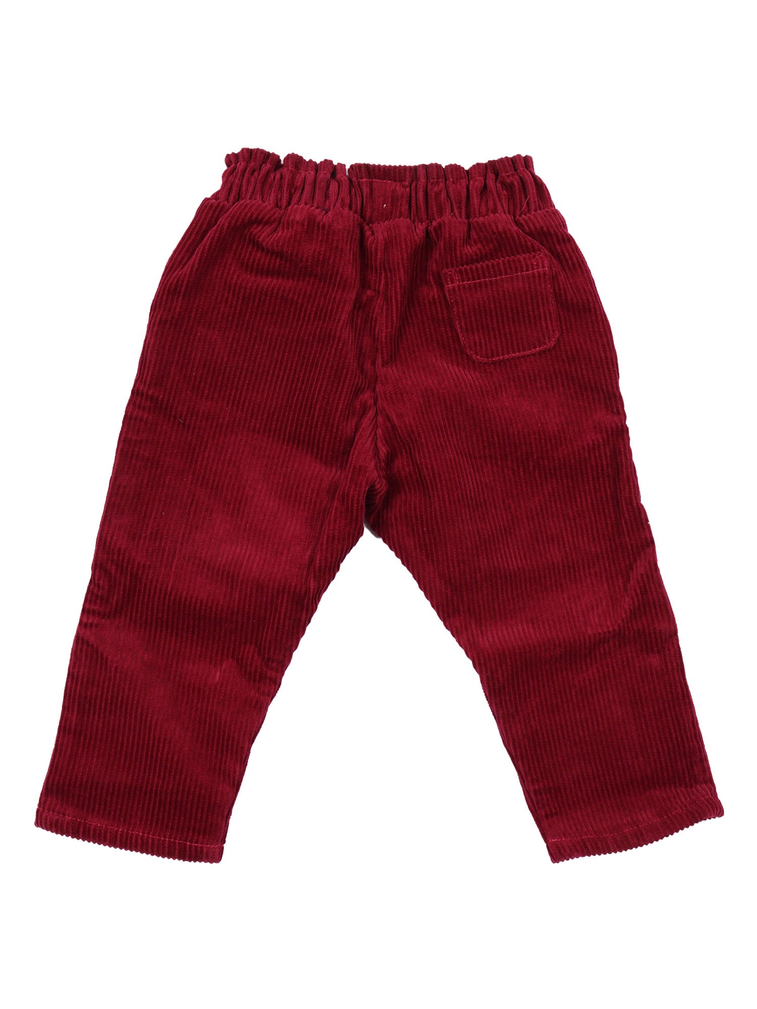 Pants Red Cotton Linig