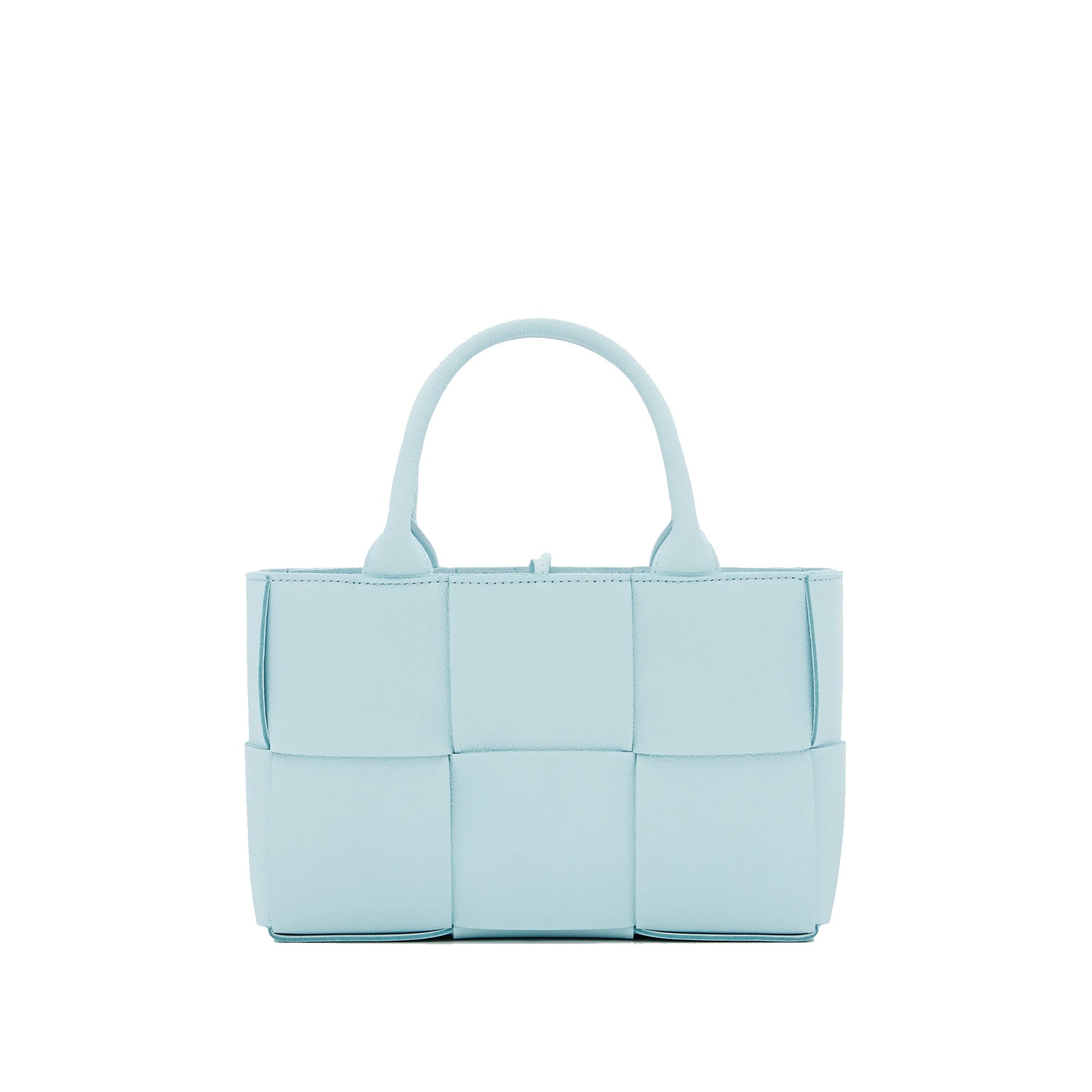 Arco Mini Tote Bag Blue Lamb Leather