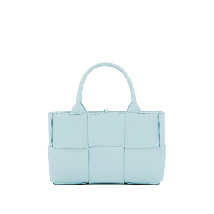 Arco Mini Tote Bag Blue Lamb Leather