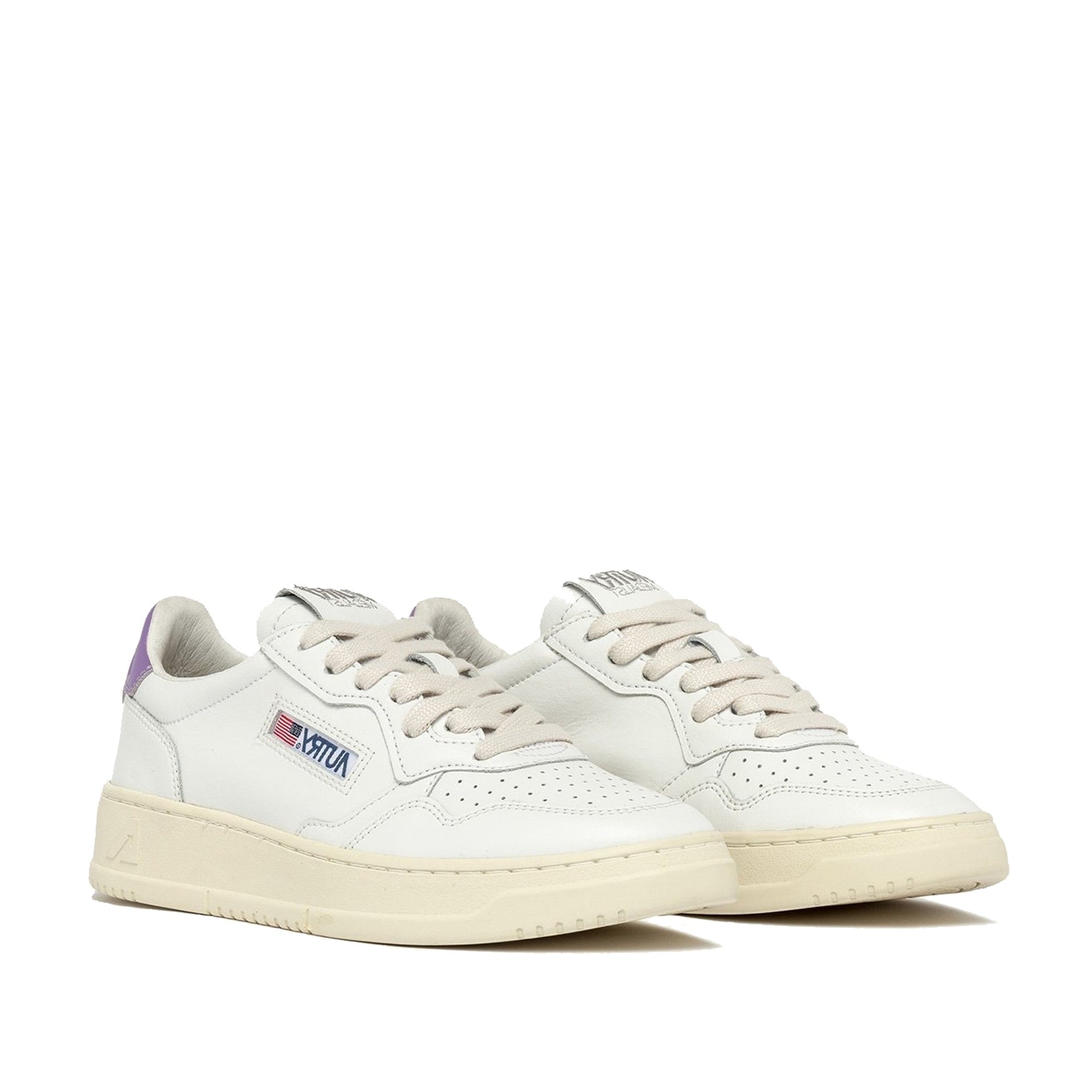 Autry Medalist Leather Sneakers White