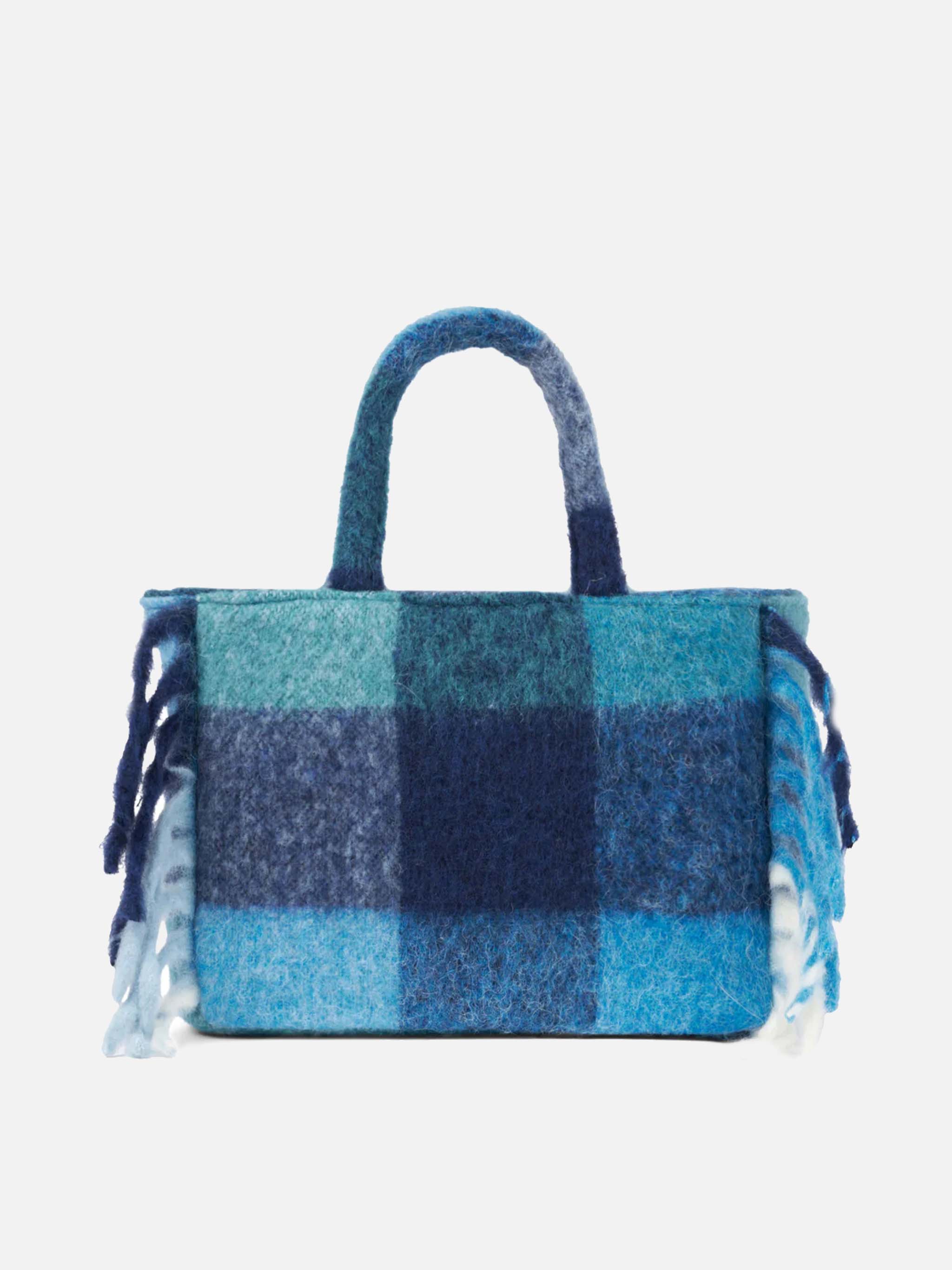 Colette Blanket Handbag With Check Print __single__ Bag