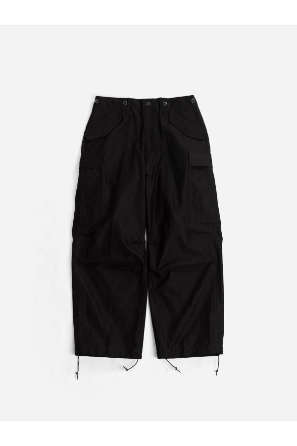 Tuki Technical fabric cargo pants in black