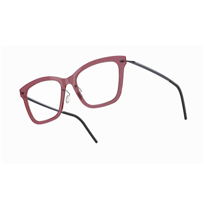 Lindberg N.O.W. 6635 C04 PU16 804 Bordeaux Grigio Rosso Titanium Occhiali Da Vista
