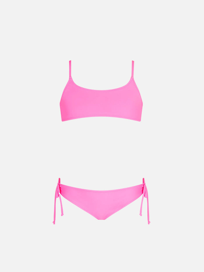 Girl Fluo Pink Bralette Bikini