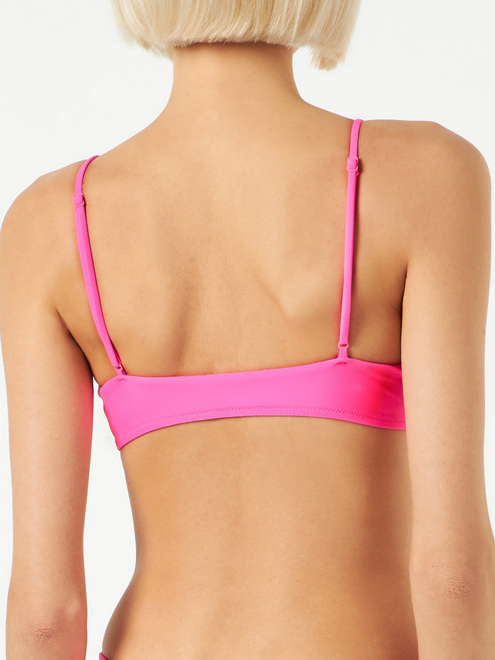 Fluo Pink Judy Bralette Swimsuit Top