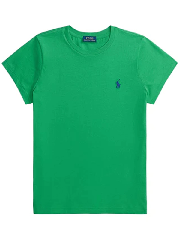 Ralph Lauren Crewneck Tee Green Women >> Rtw T-shirts Polo