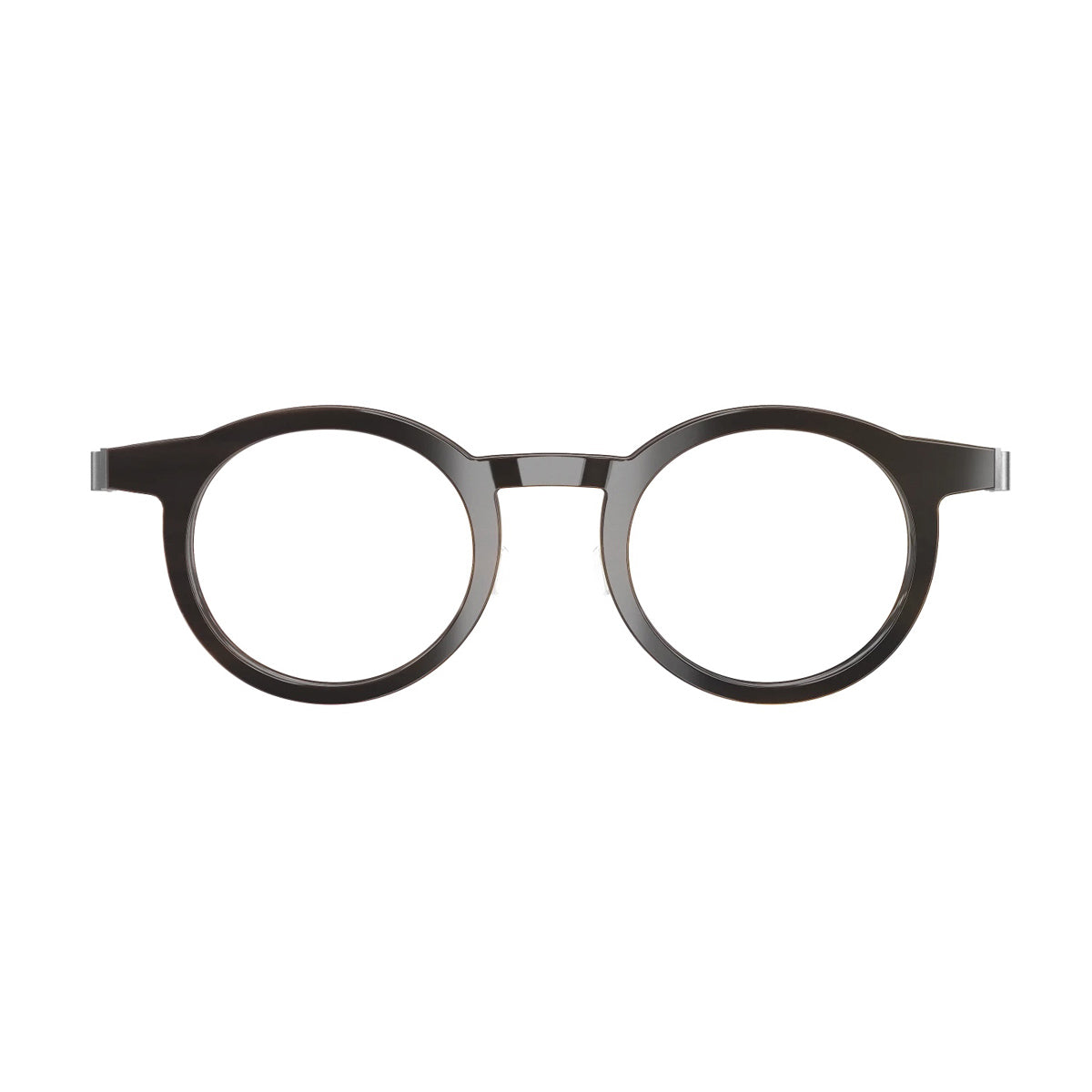 Lindberg Buffalo Horn 1846 H20 10 Marrone Scuro Silver Horn/ Titanium Occhiali Da Vista