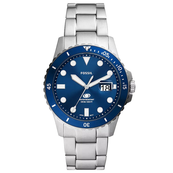 Fossil Mens Dive Blue Watches