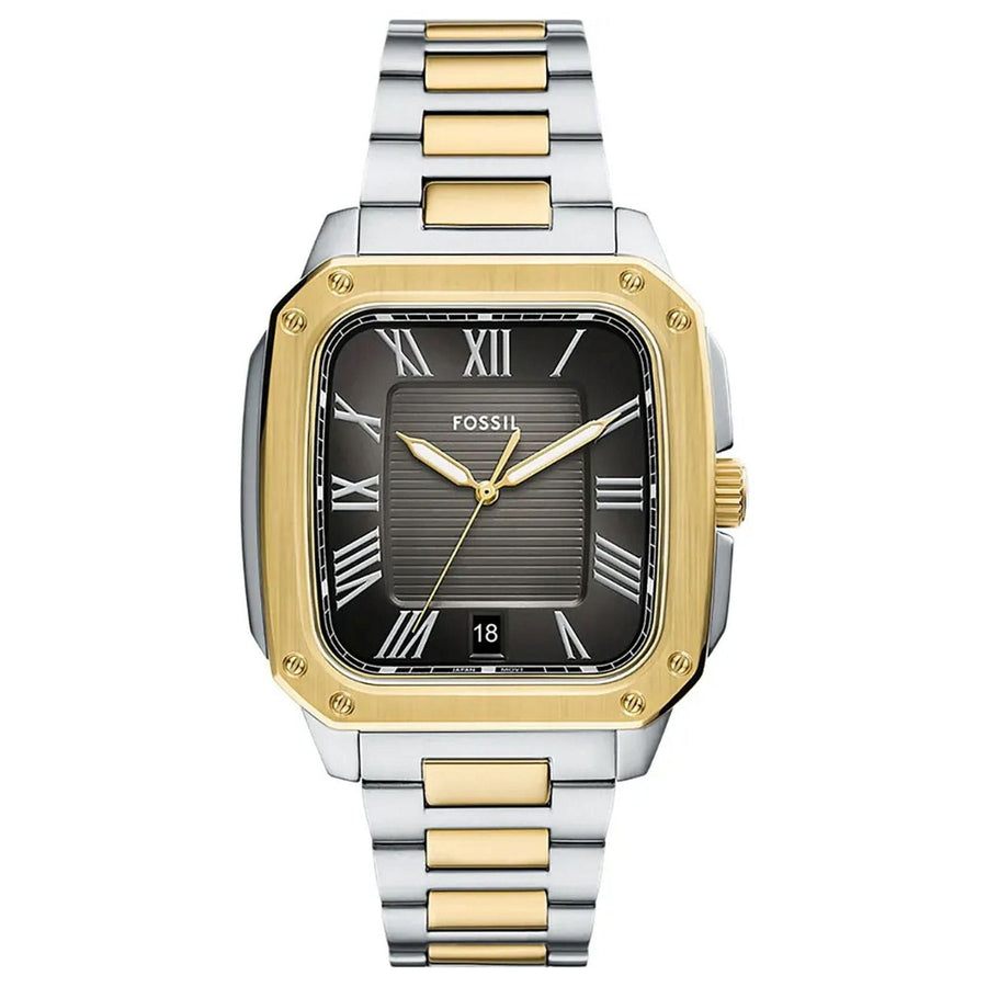 Fossil Mens Crosby Black Watches