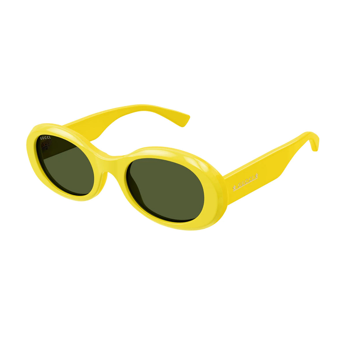 GG1587S Linea Lettering 004 Giallo Acetate Occhiali Sole
