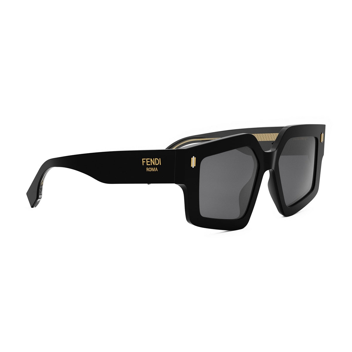 Fendi FE40162I Roma 01A Nero Acetate Occhiali Da Sole