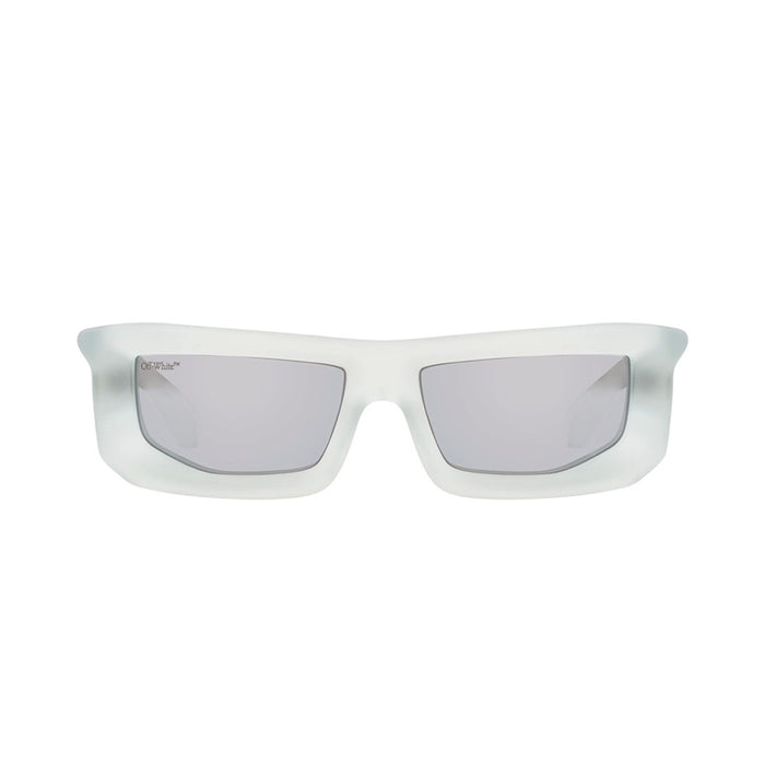 Off-White OERI074 Volcanite 0072 Matte Grey Trasparente Acetate Occhiali Da Sole