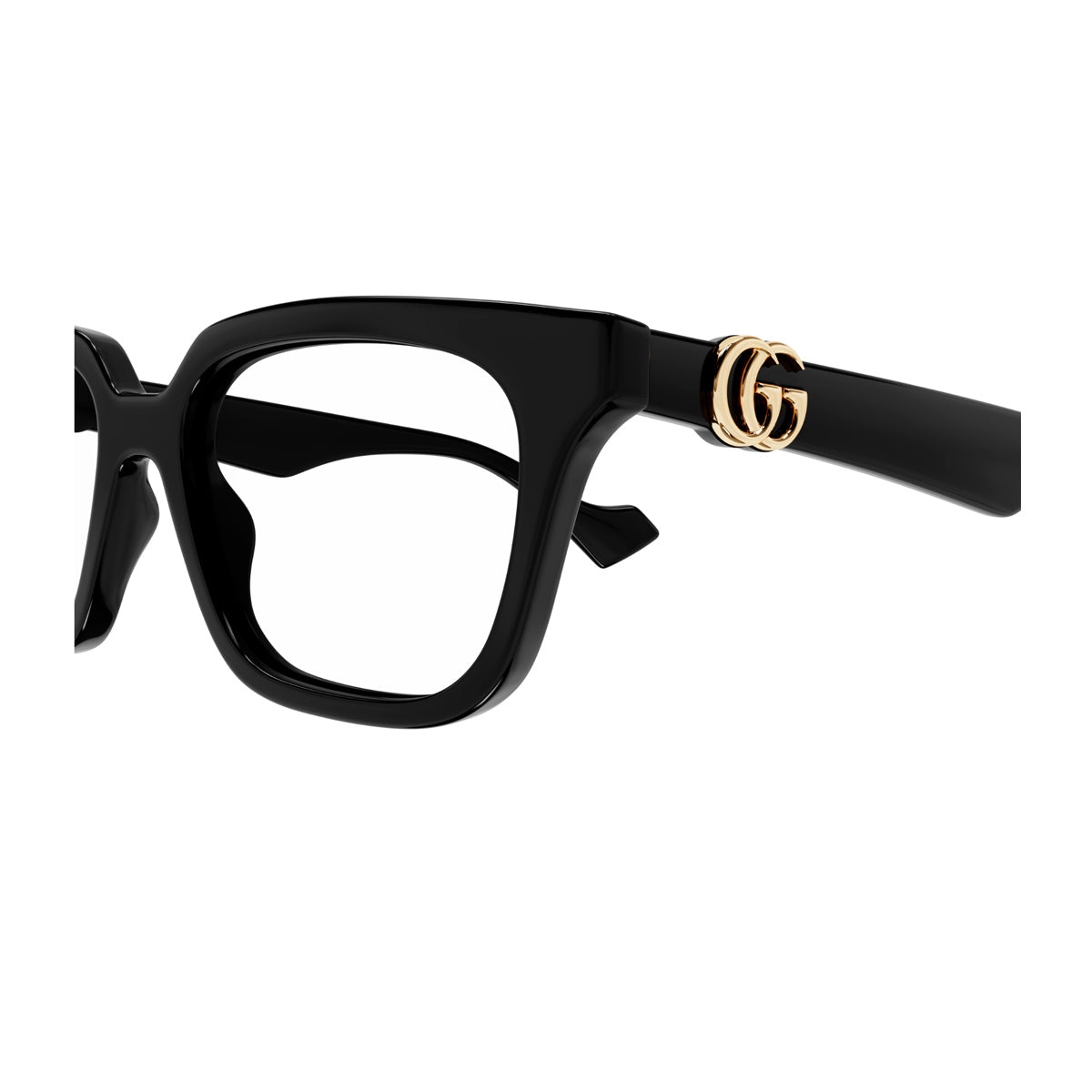 Gucci GG1536O Linea GG LOGO 005 Black Nero Acetate Occhiali Da Vista