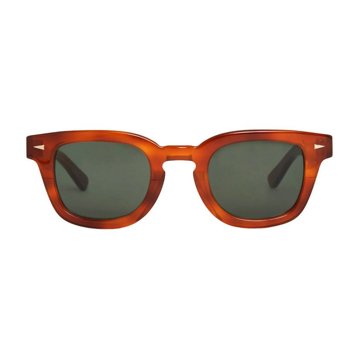 Ahlem Champ De Mars Orange Turtle Arancione Acetate Occhiali Da Sole