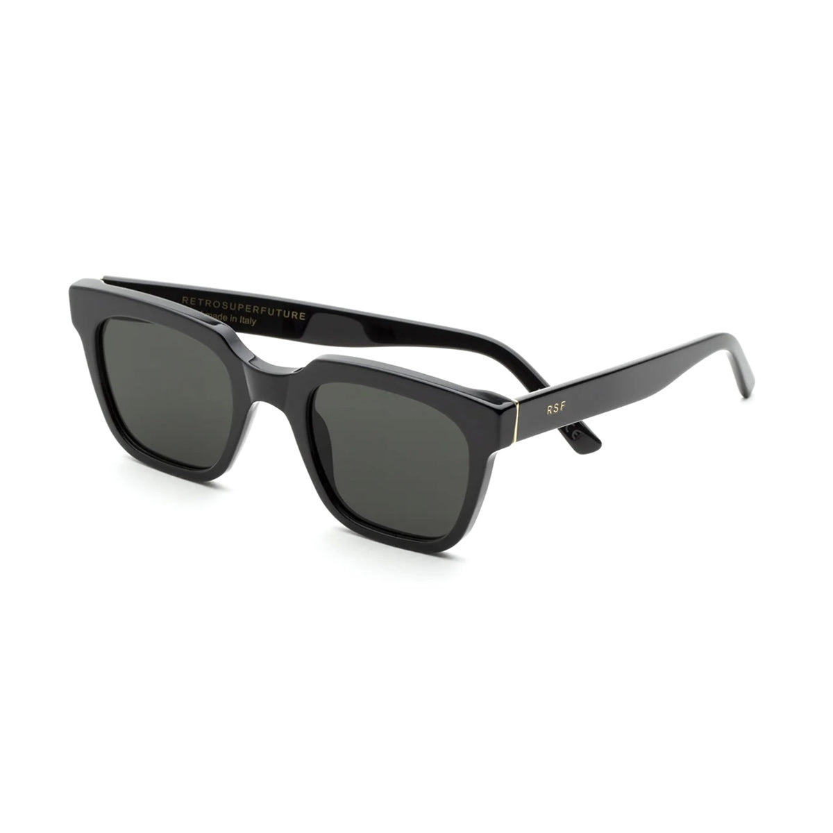 GIUSTO BLACK Nero Acetate Occhiali Sole