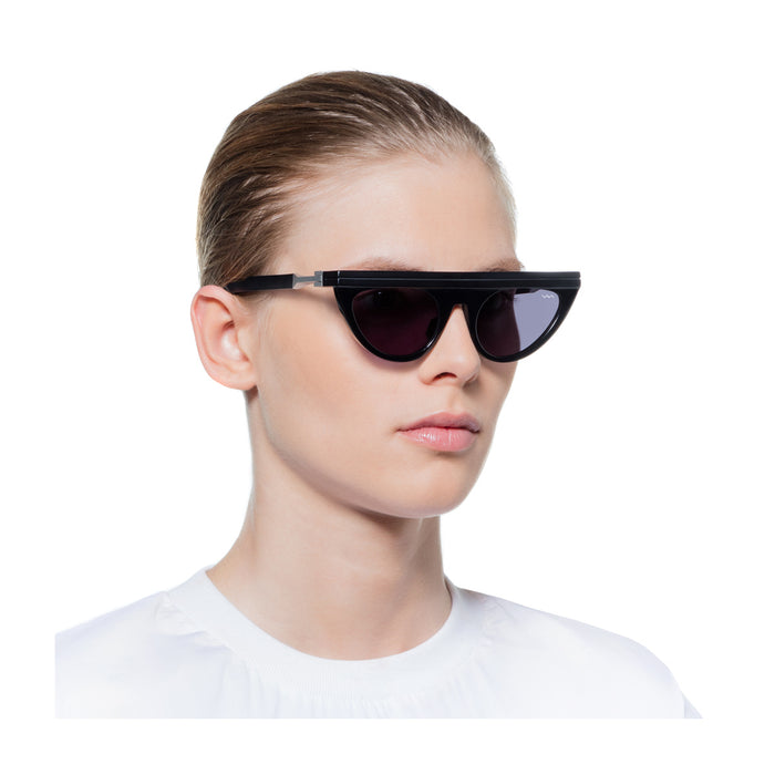 BL0027 Black Label MATTE Nero Bio-acetate Occhiali Sole