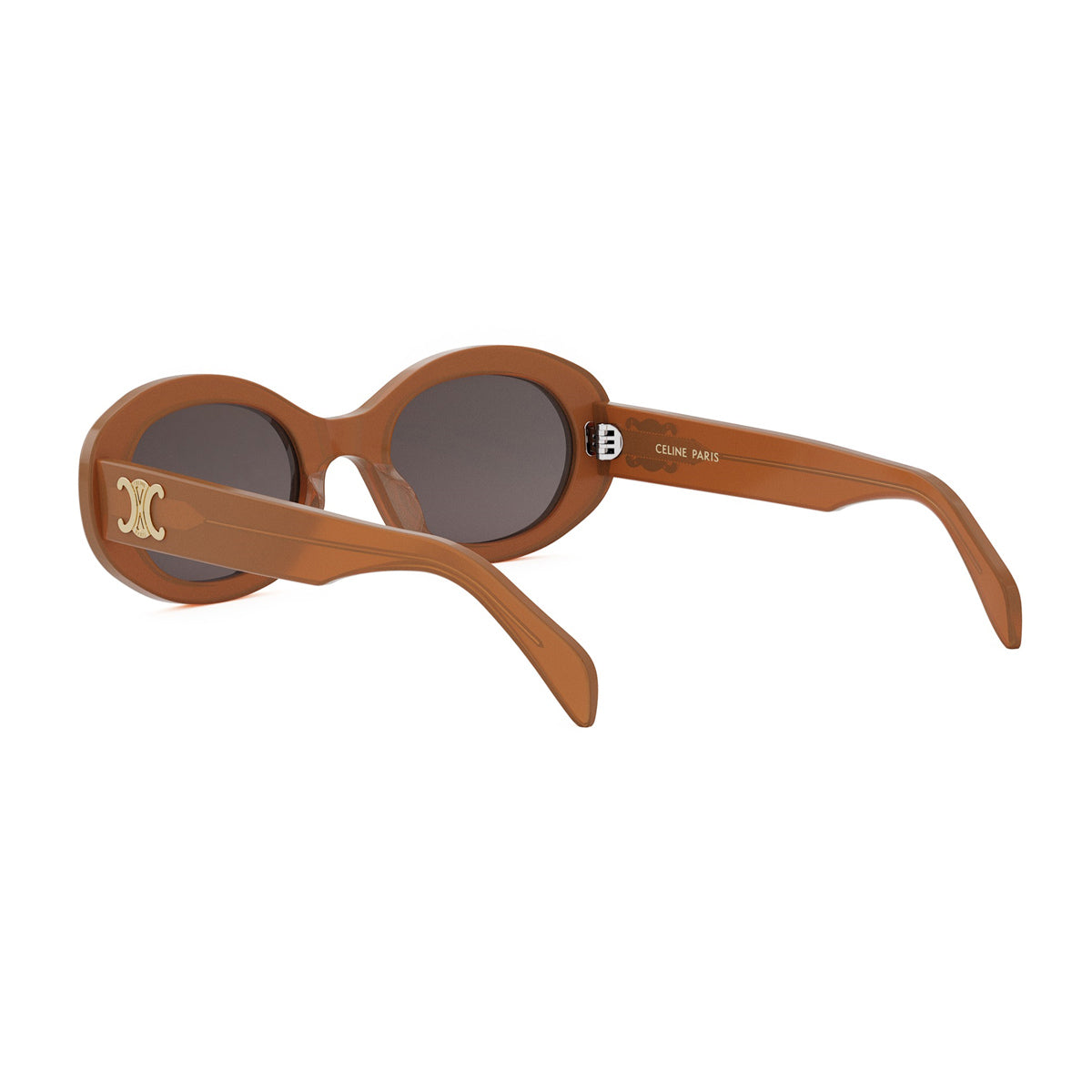 Celine CL40194U Triomphe 45A Opaline Caramel Arancione Acetate Occhiali Da Sole