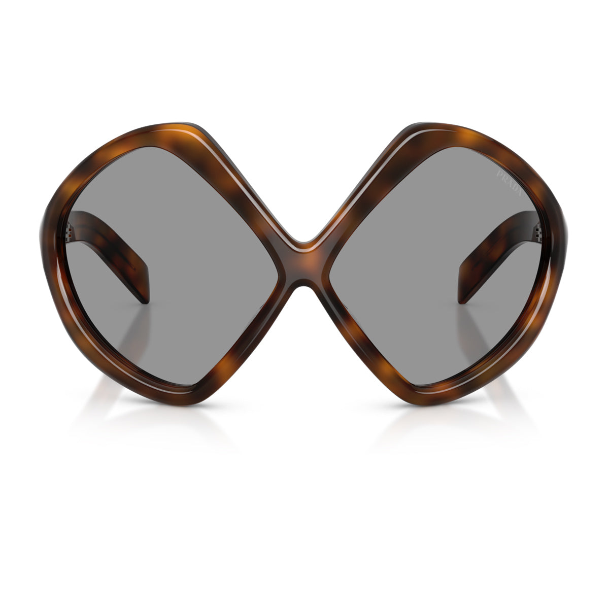 Prada PR B21S Runway 20D50Q Juniper Tartarugato Havana Acetate Occhiali Da Sole