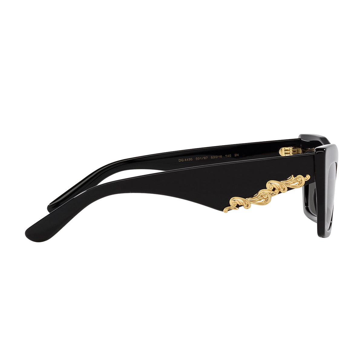DG4435 501-87 Nero Celluloid Occhiali Sole