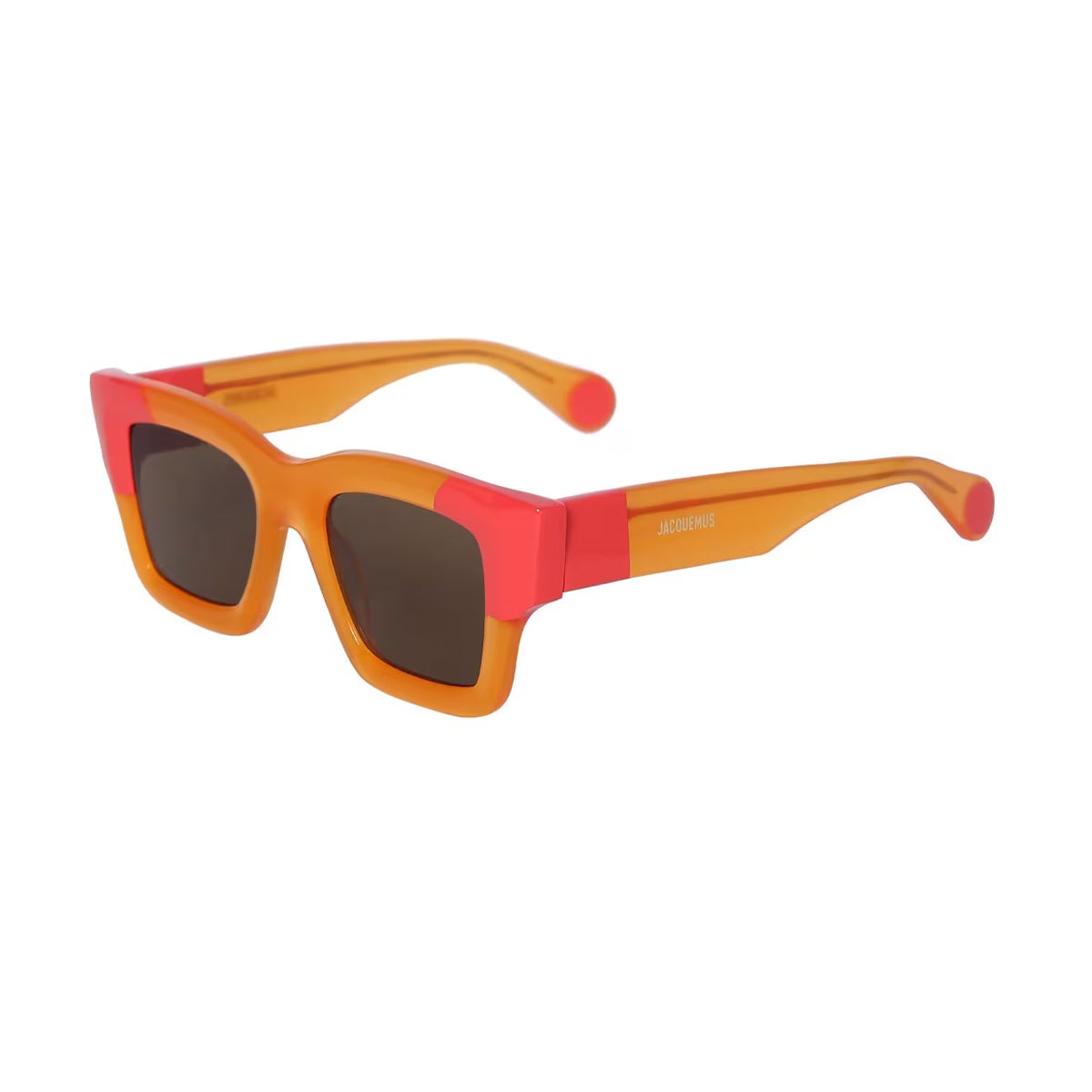 Les Lunettes Baci Multi Orange Arancione Acetate Occhiali Sole