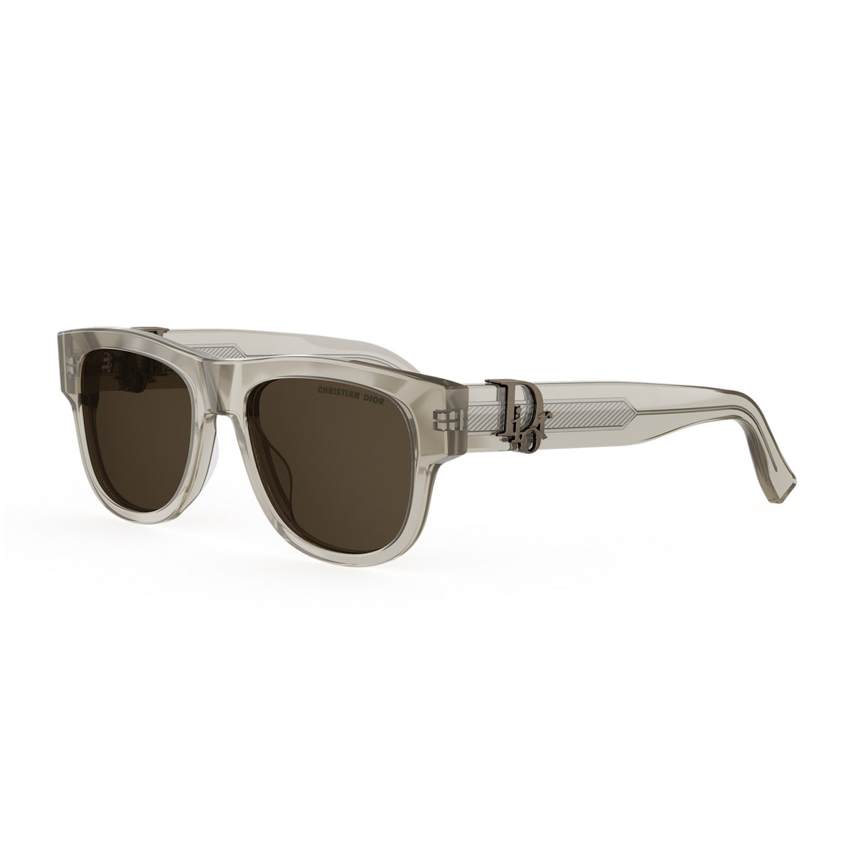 Dior DiorOblique S4I 78f0 Beige Sabbia Trasparente Acetate Occhiali Da Sole