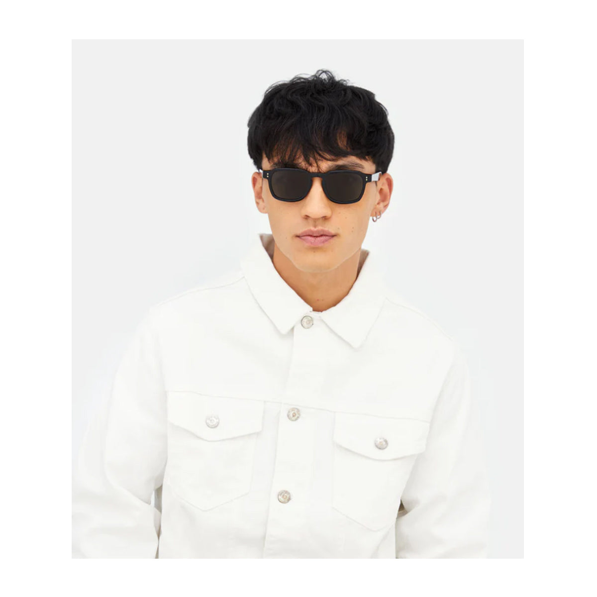 Retrosuperfuture LUCE BLACK Nero Acetate Occhiali Da Sole