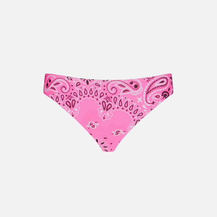Swim Briefs Madame With Pink Bandana Print Bottom