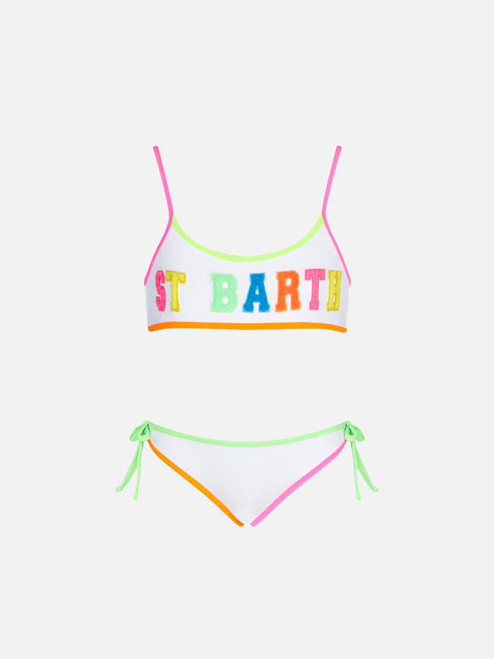 Girl White Bralette Bikini __single__