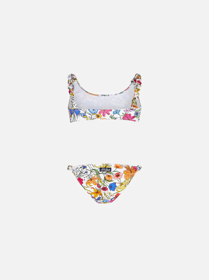 Girl Bralette With Flower Print __single__ Bikini