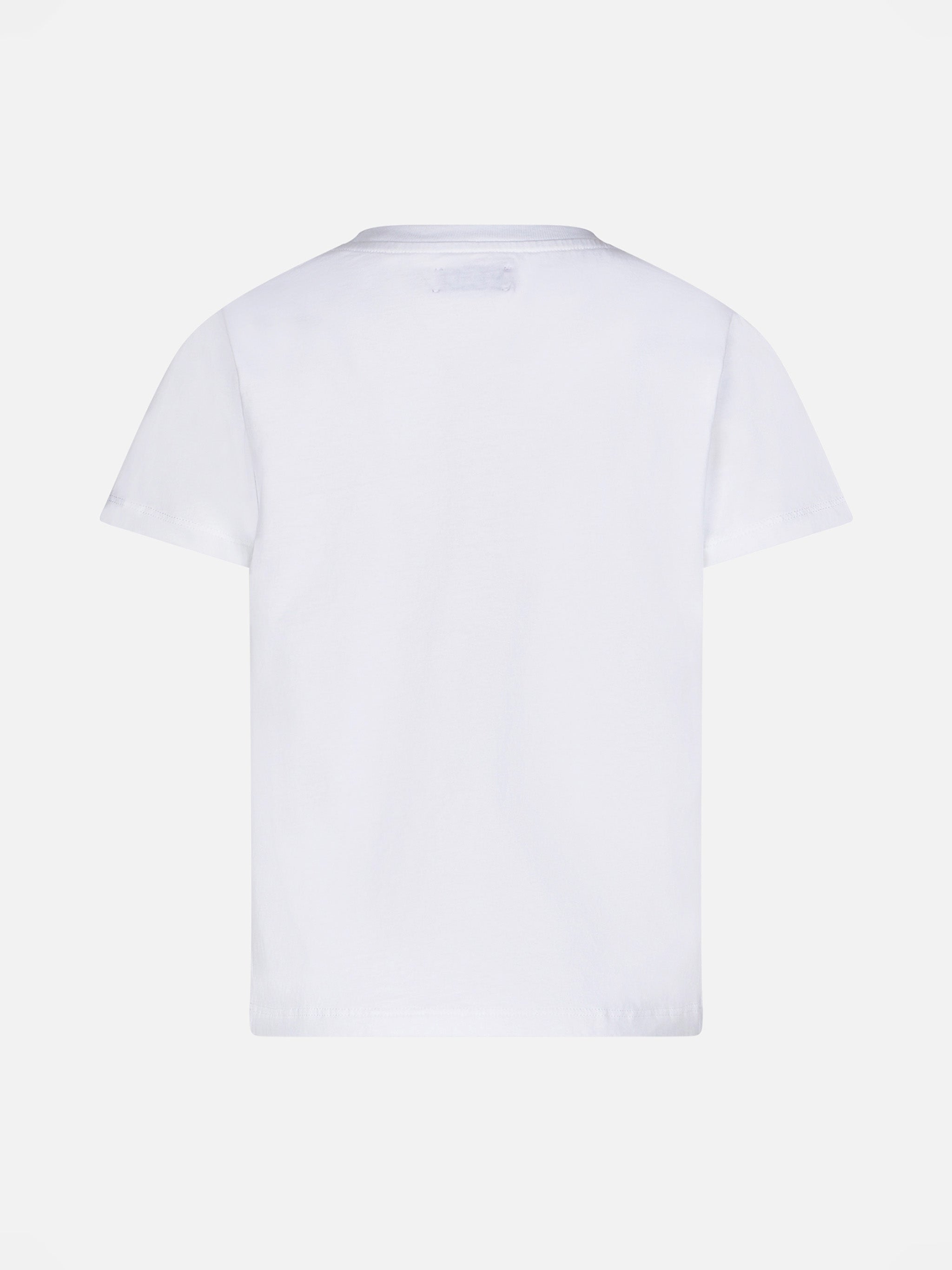 Girl T-Shirt With St. Barth Jarrive Hello Kitty | Special Edition White