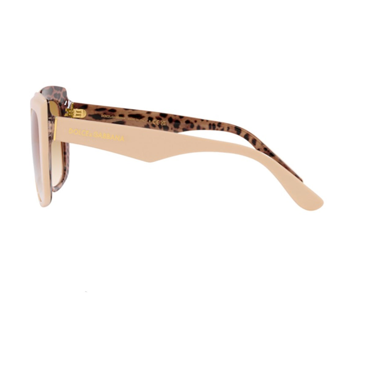 DG4414 338113 Beige Celluloid Occhiali Sole