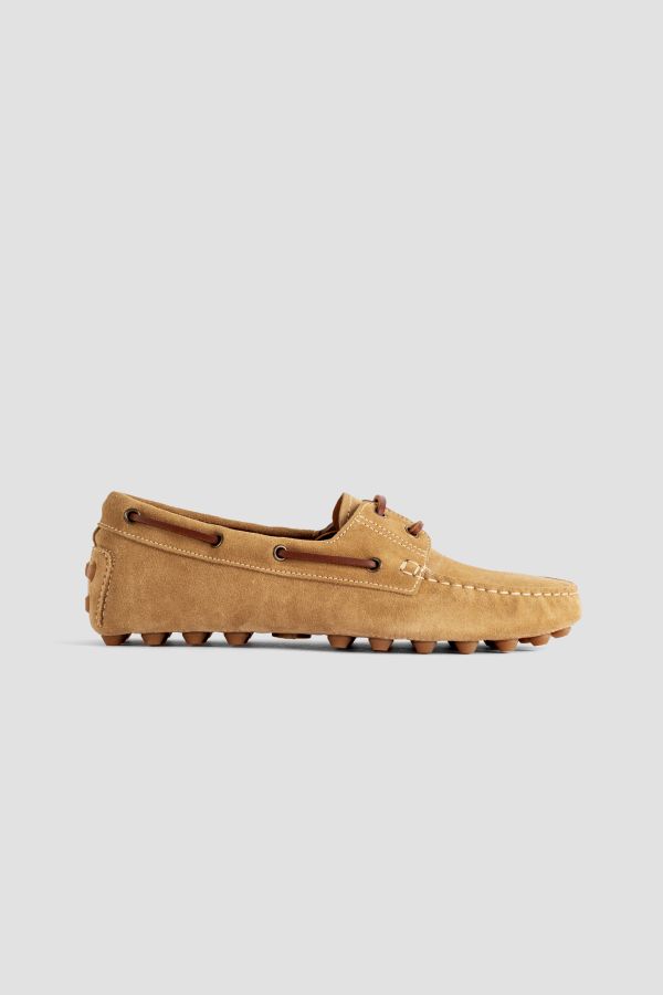 Tod's Suede leather loafer in beige