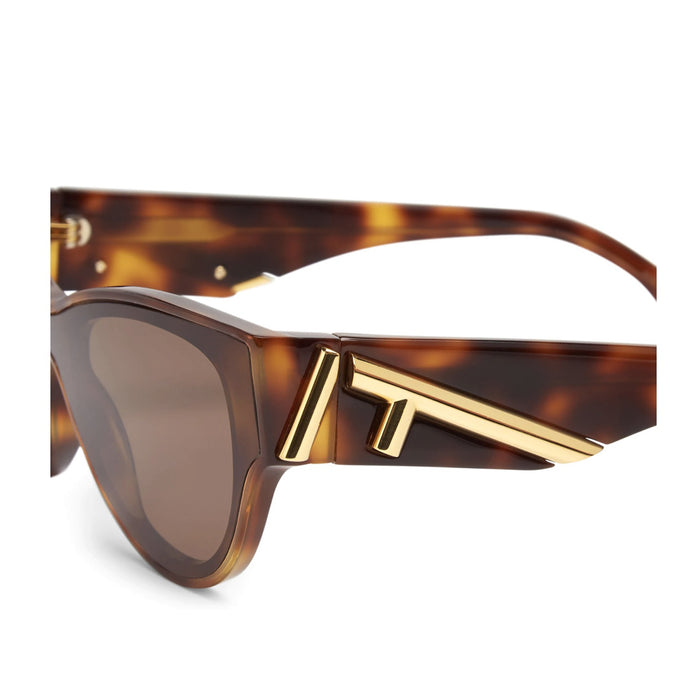 FE40135I 53E Marrone Acetate Occhiali Sole