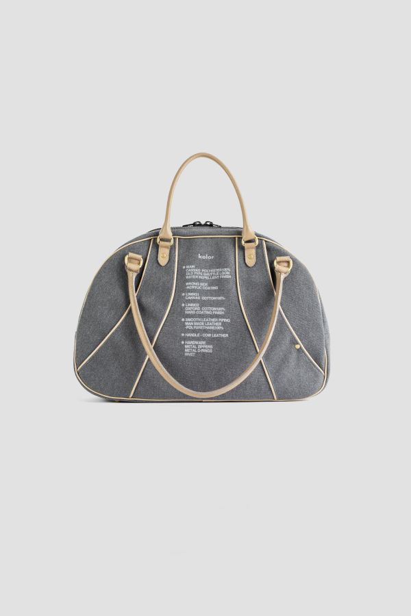 Kolor Brushed canvas shoulder bag in gray
