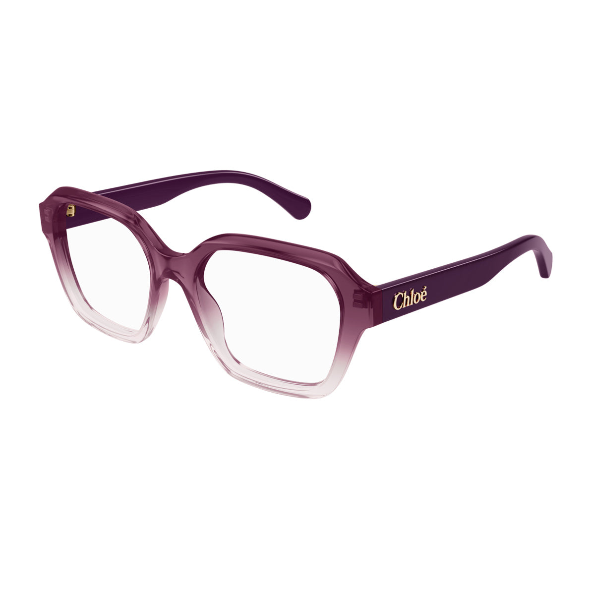 Chloé CH0272O Linea 003 Burgundy Trasparent Viola Acetate Occhiali Da Vista
