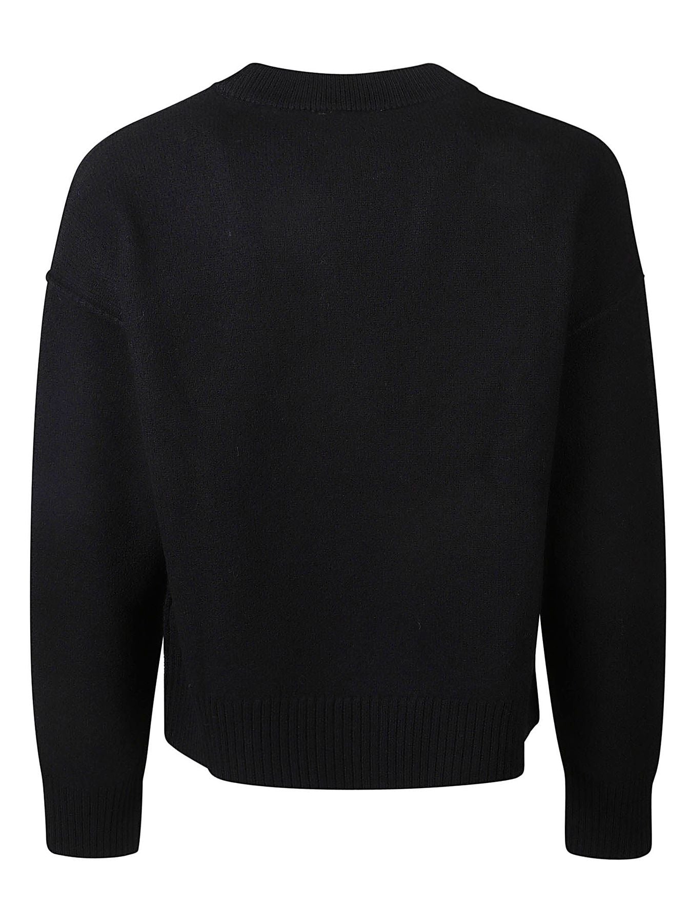 BFUKC006.018 Nero Merino Wool made In Romania Cardigan