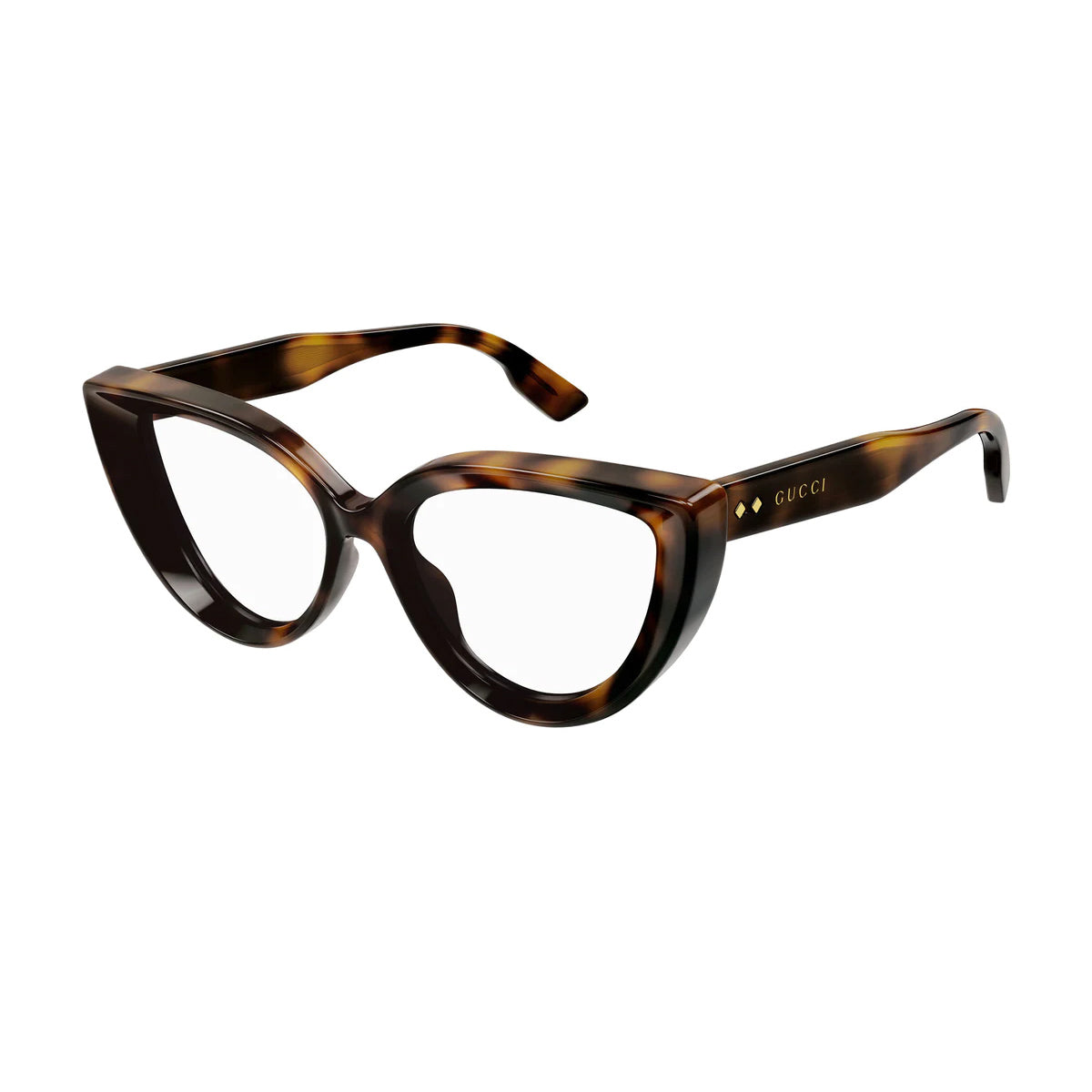 Gucci GG1530O Linea Rivets 002 Marrone Acetate Occhiali Vista