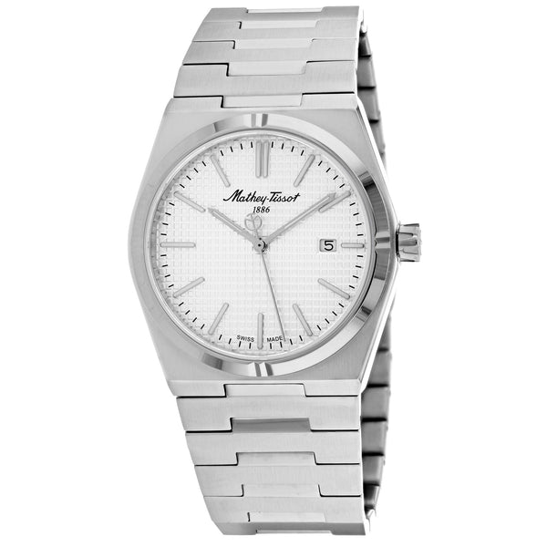 Mathey Tissot Mens Zoltan Silver Watch