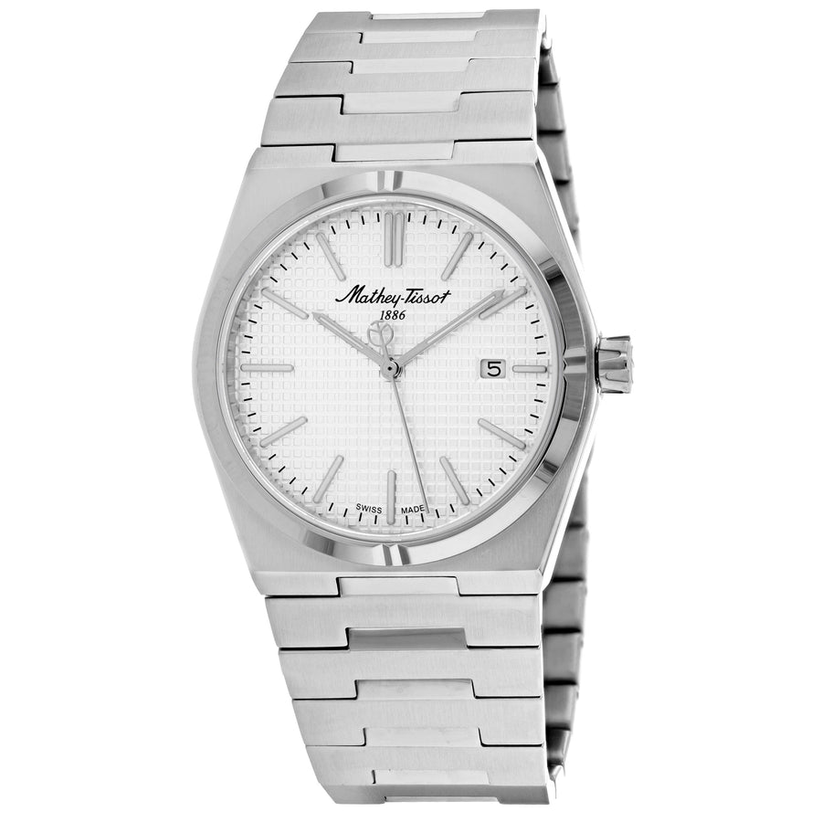 Mathey Tissot Mens Zoltan Silver Watch