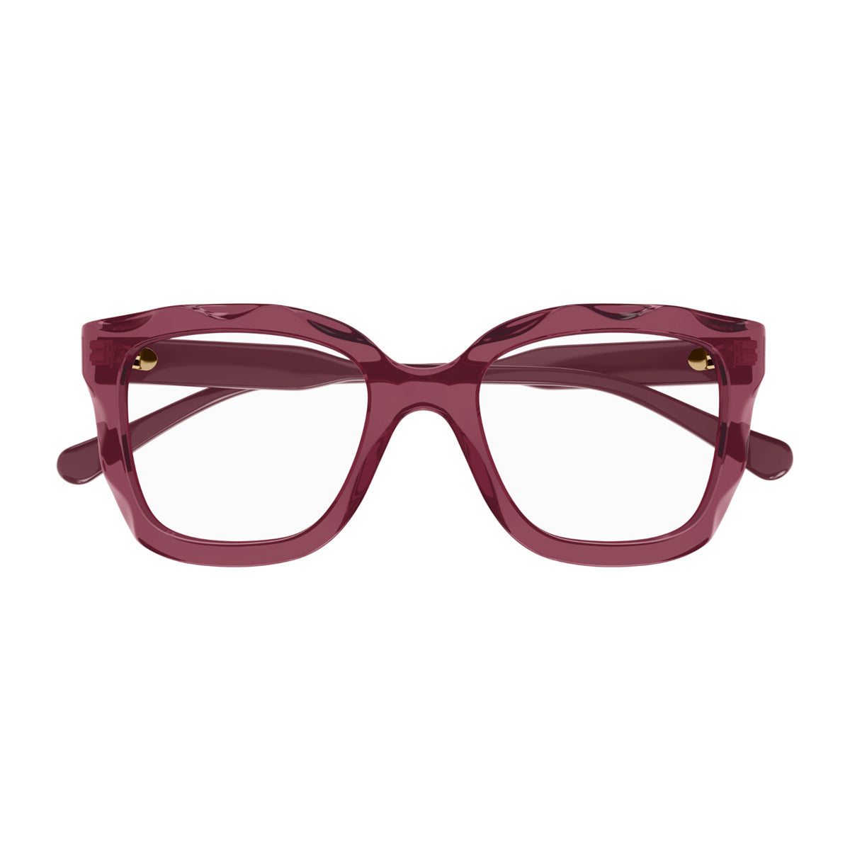 Chloé CH0229O Linea 003 Burgundy Pink Rosso Acetate Occhiali Da Vista